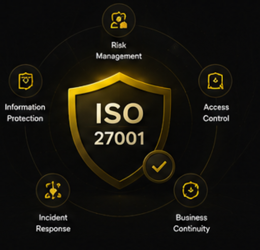 ISO 27001 compliance illustration